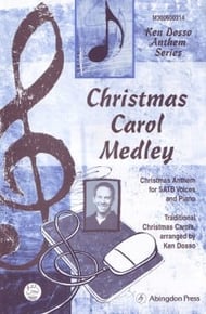 Christmas Carol Medley SATB choral sheet music cover